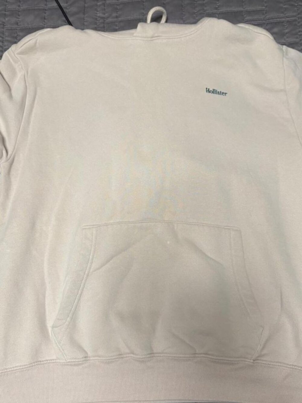 Hollister Pullover Hoodie Beige Cream